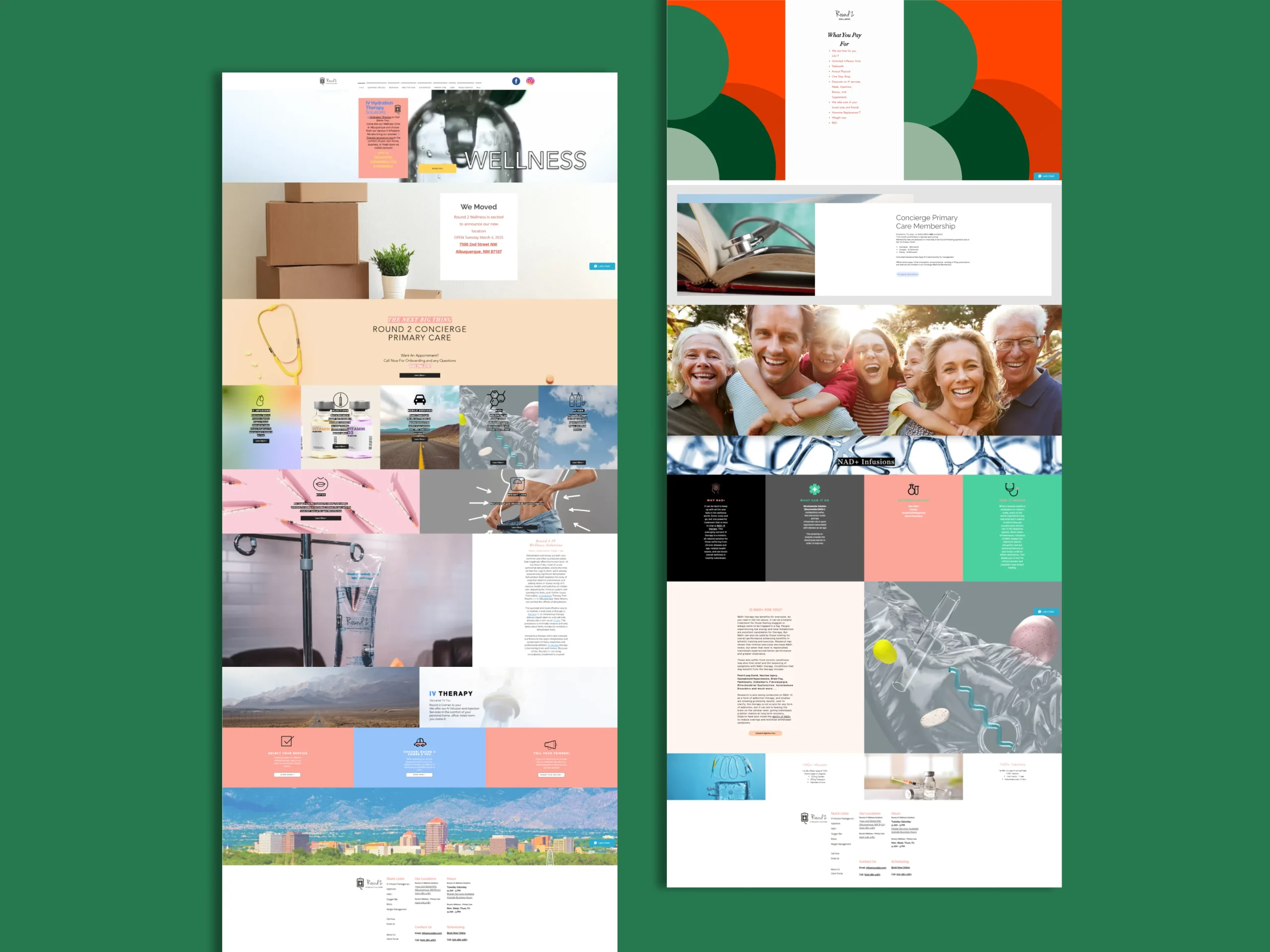 Round 2 IV Website Redesign, SEO & Content Development